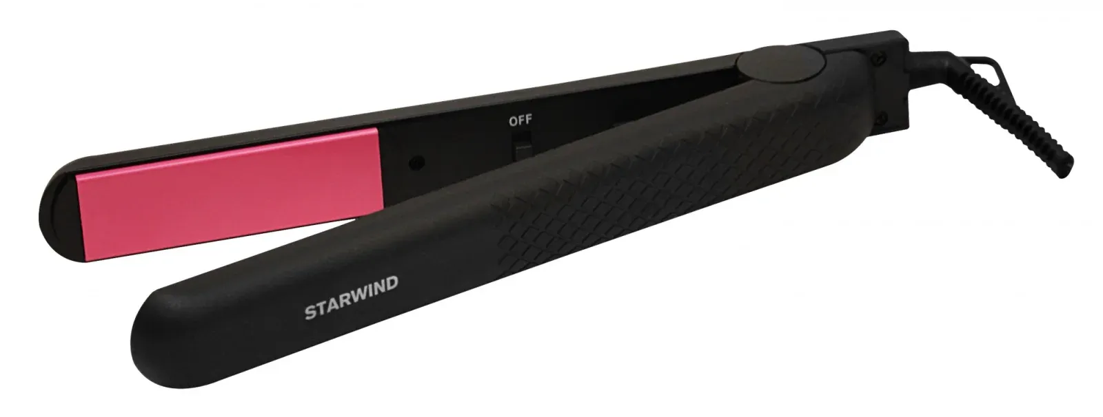 Выпрямитель Starwind SHE5500 25Вт черный/розовый макс.темп.:200С покрытие:керамическое - фото 3