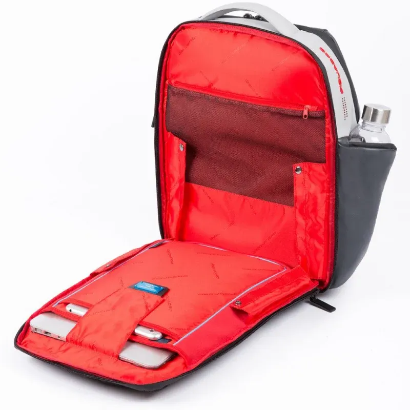 Рюкзак мужской Piquadro Urban CA4532UB00/GRN серый/черный натур.кожа - фото 5