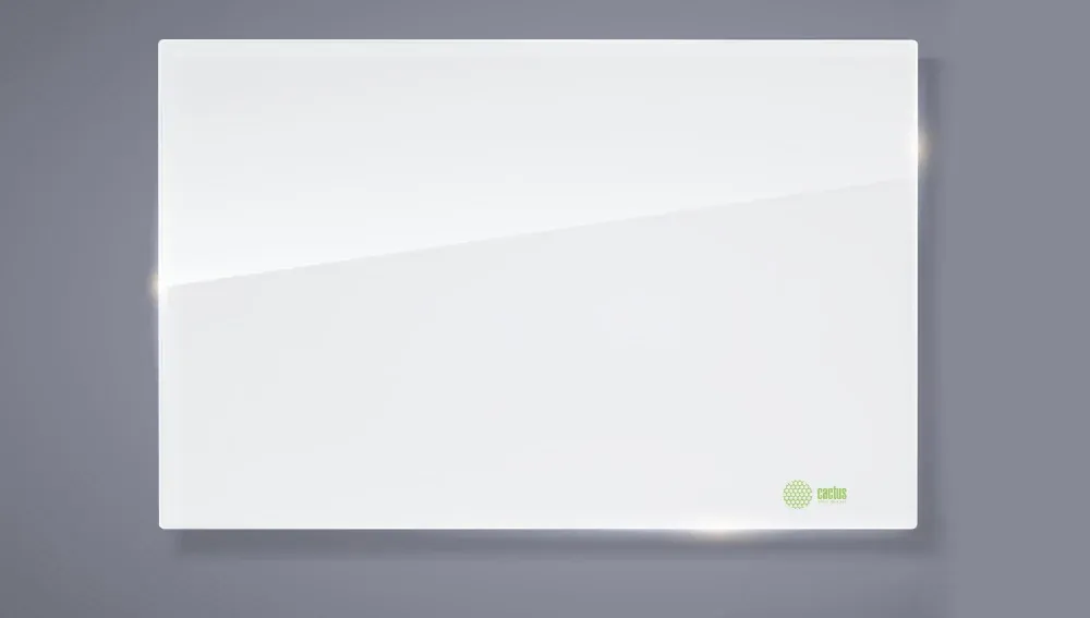 Доска стеклянная Cactus CS-GBD-65X100-UWT стеклянная ультра белый 65x100см стекло - фото 2
