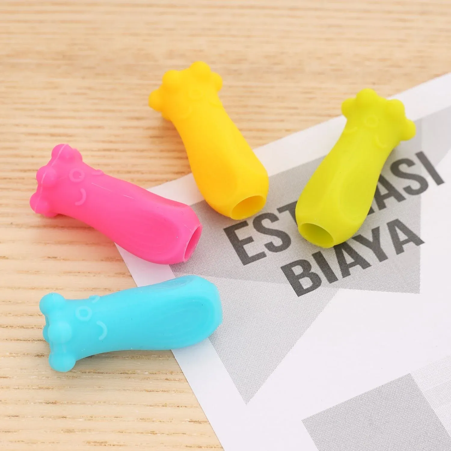 Насадки Grip для карандашей DELI EU75101 ассорти - фото 4