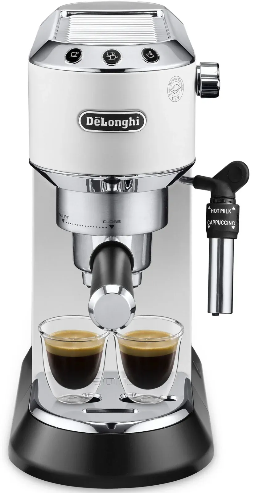 Кофеварка рожковая Delonghi EC685.W 1350Вт белый - фото 1