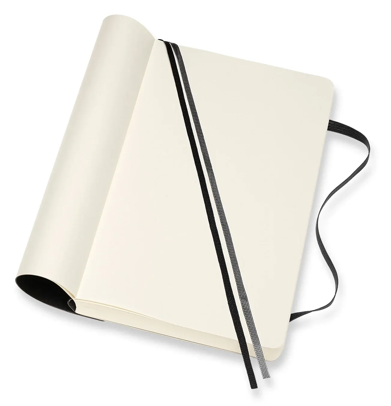 Блокнот Moleskine CLASSIC SOFT EXPENDED QP618EXP Large 130х210мм 400стр. нелинованный мягкая обложка черный - фото 4