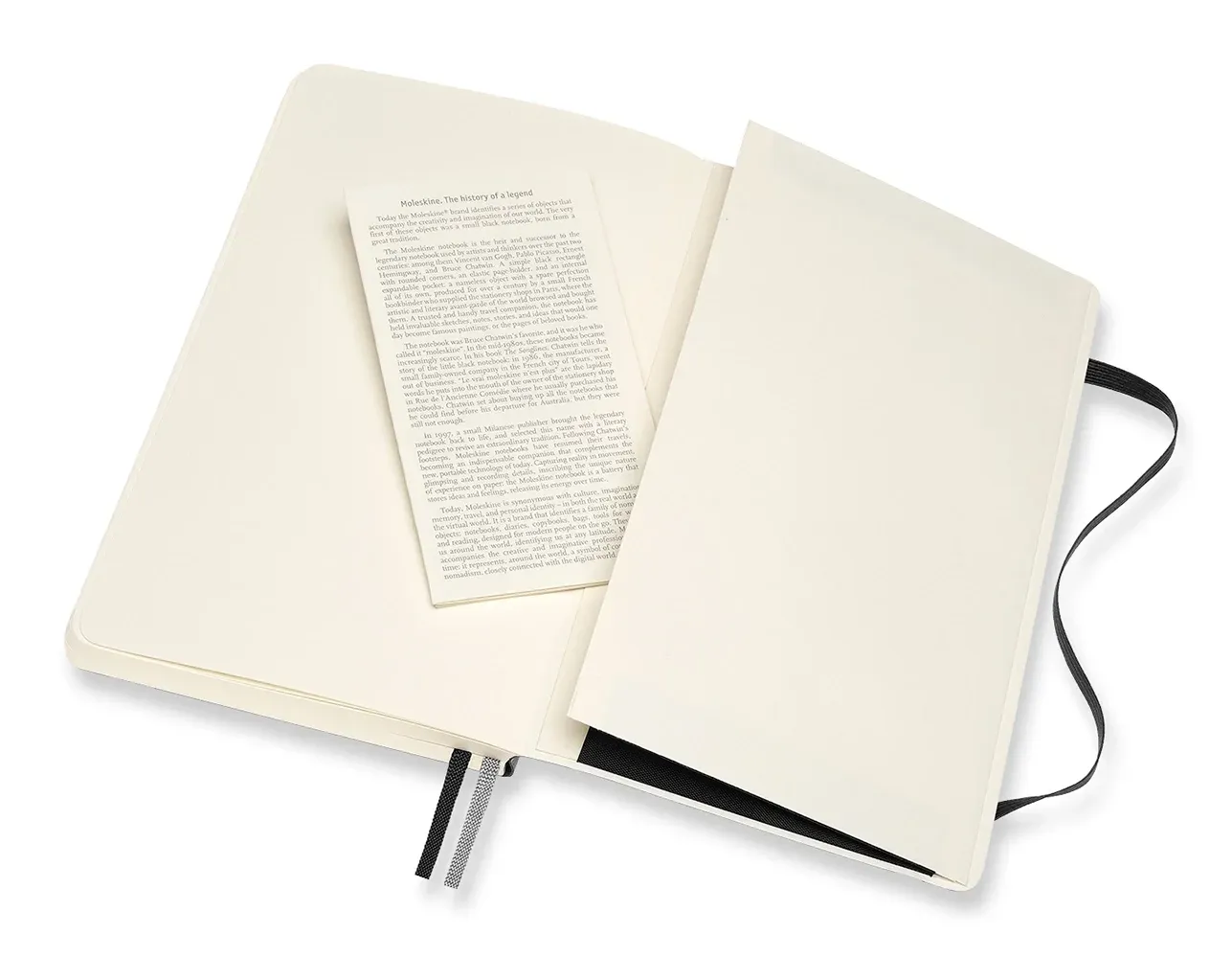 Блокнот Moleskine CLASSIC SOFT EXPENDED QP618EXP Large 130х210мм 400стр. нелинованный мягкая обложка черный - фото 5