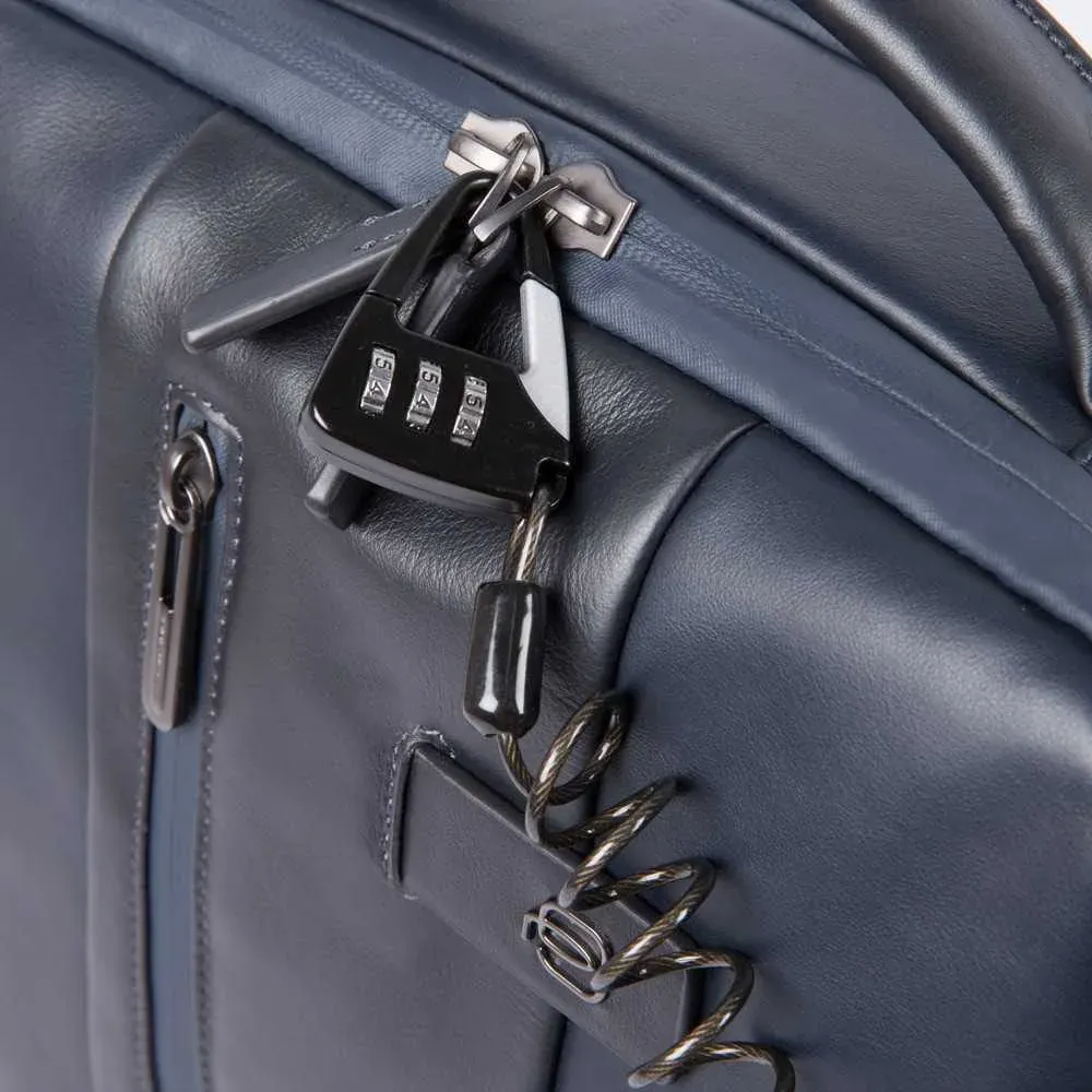 Рюкзак мужской Piquadro Urban CA4818UB00/BLU синий натур.кожа - фото 4