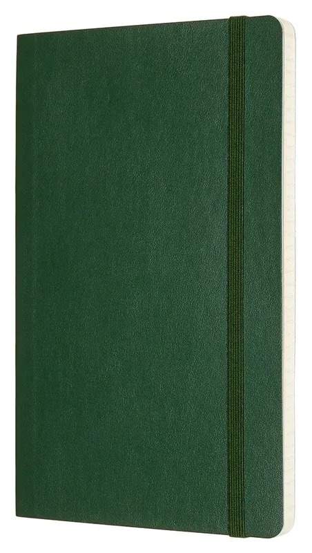 Блокнот Moleskine CLASSIC SOFT QP617K15 Large 130х210мм 192стр. клетка мягкая обложка зеленый - фото 2