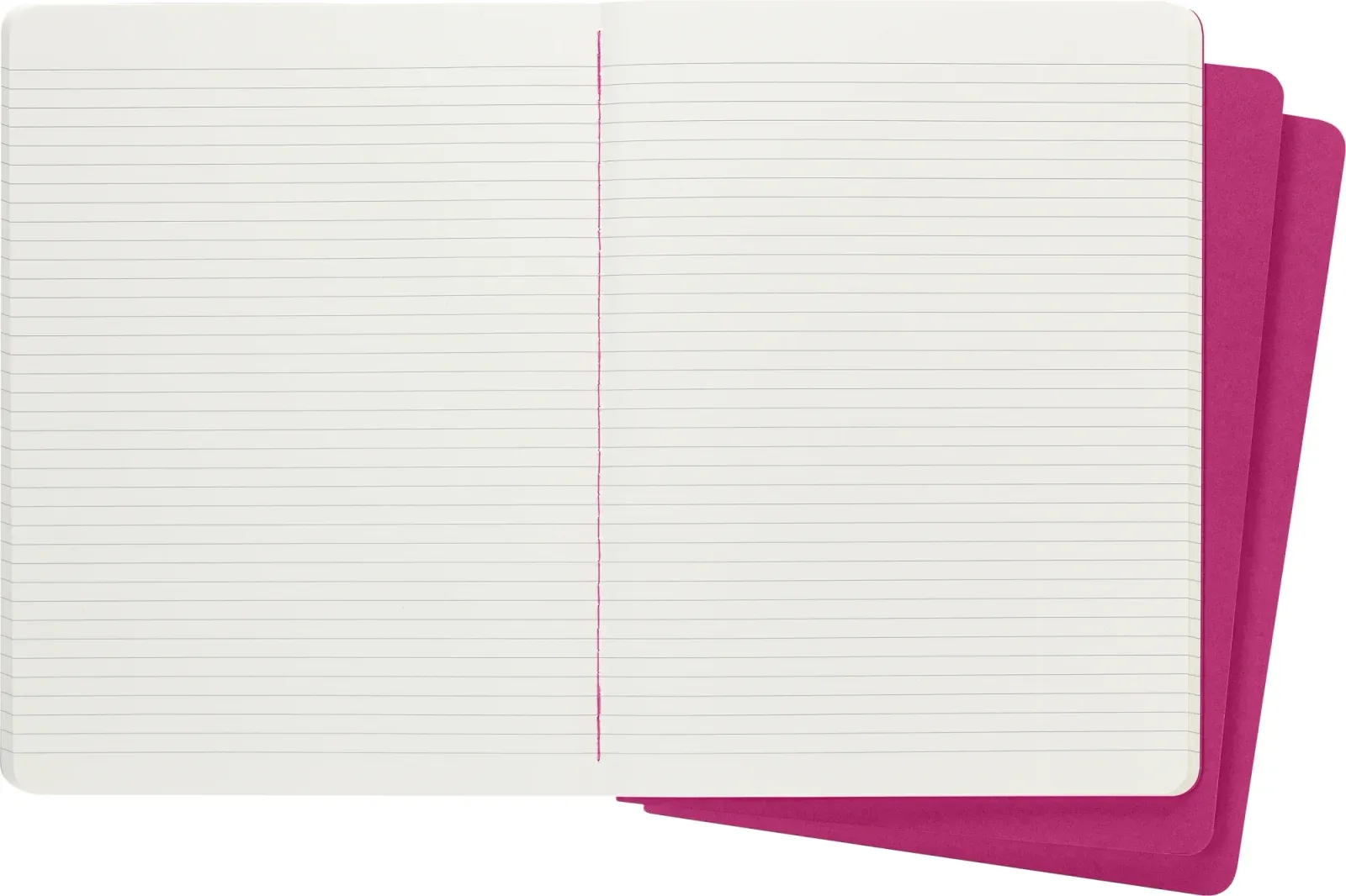 Блокнот Moleskine CAHIER JOURNAL CH021D17 XLarge 190х250мм обложка картон 120стр. линейка розовый неон 3шт - фото 3
