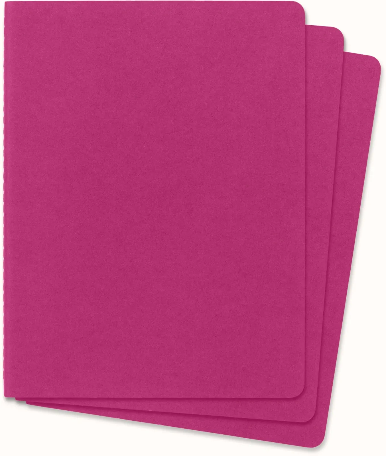 Блокнот Moleskine CAHIER JOURNAL CH021D17 XLarge 190х250мм обложка картон 120стр. линейка розовый неон 3шт - фото 6