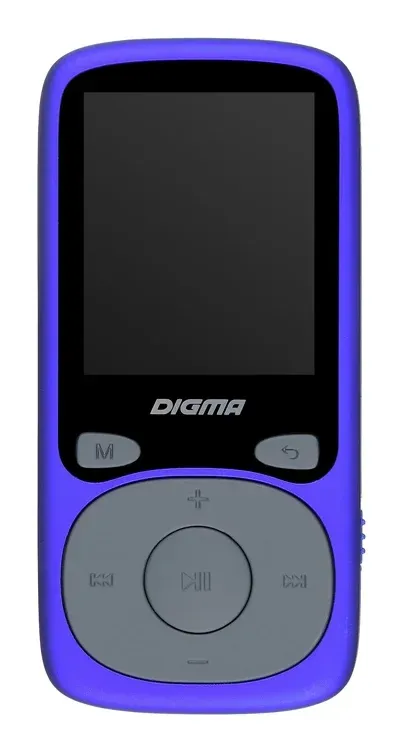 Плеер Hi-Fi Flash Digma B4 8Gb синий/1.8/FM/microSDHC - фото 3