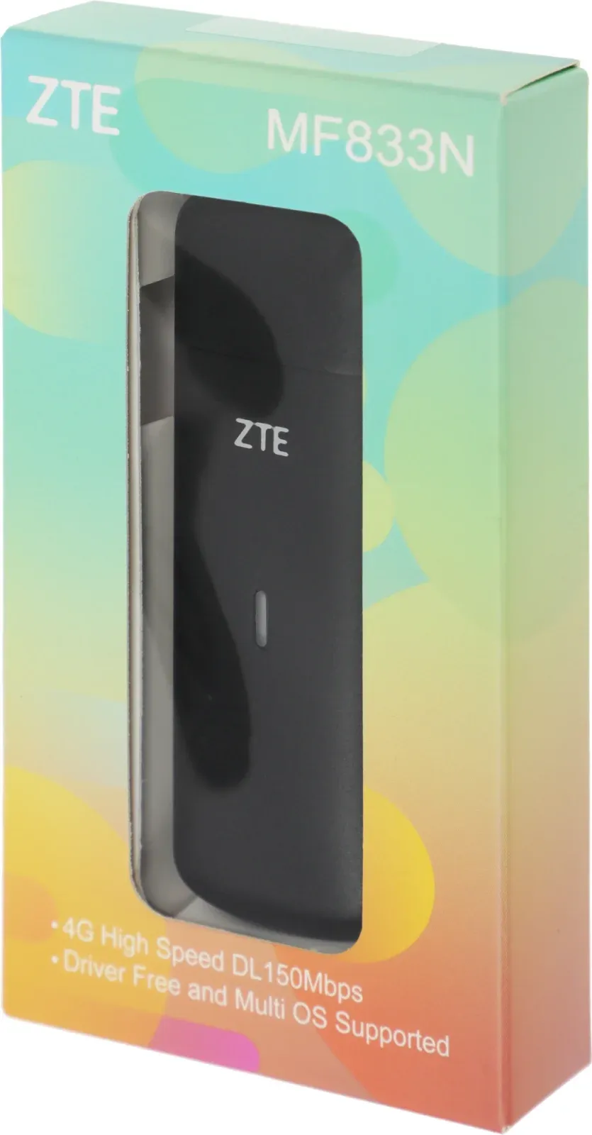 Модем 2G/3G/4G ZTE MF833N USB Firewall +Router внешний черный - фото 6
