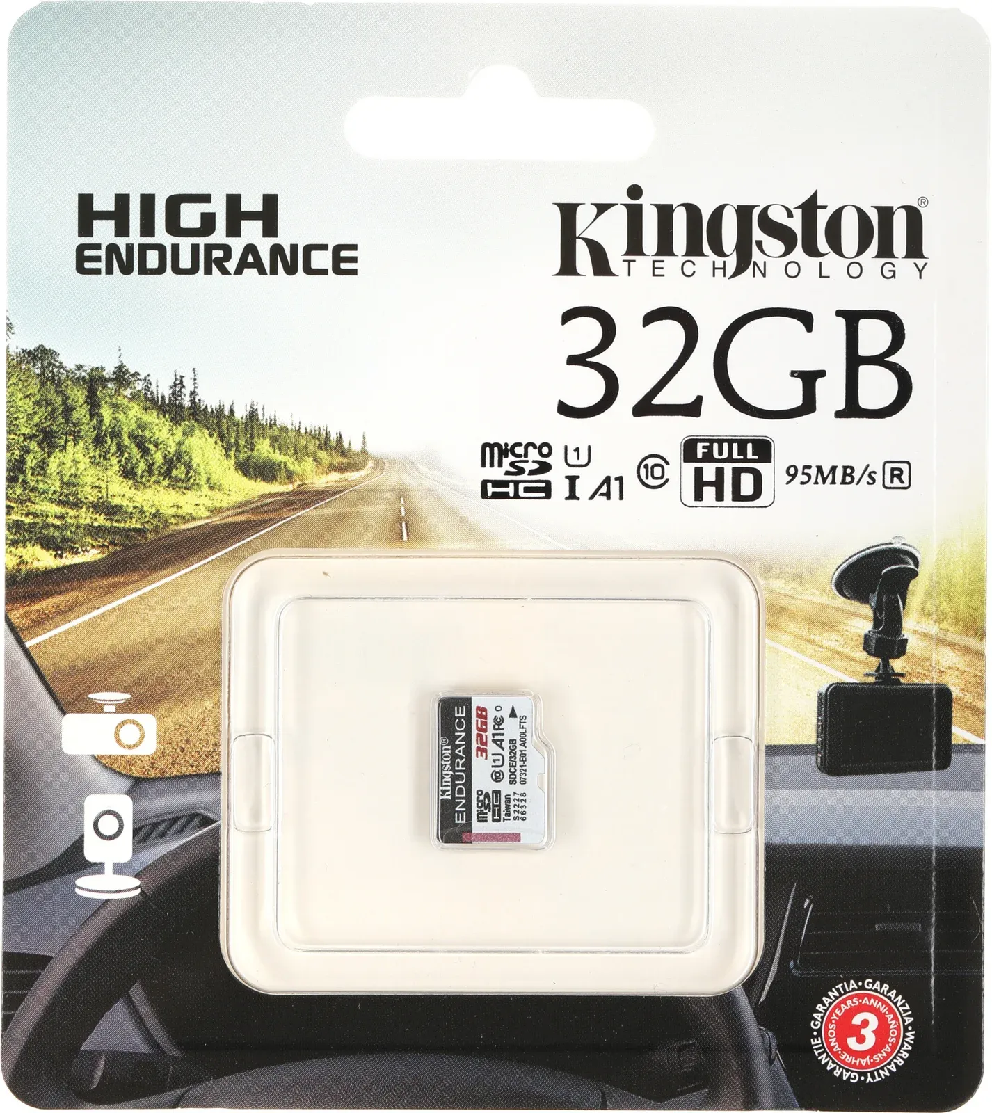 Флеш карта microSDHC 32GB Kingston SDCE/32GB High Endurance w/o adapter - фото 2