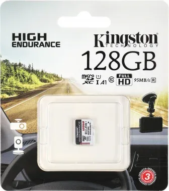 Флеш карта microSDXC 128GB Kingston SDCE/128GB High Endurance w/o adapter - фото 7