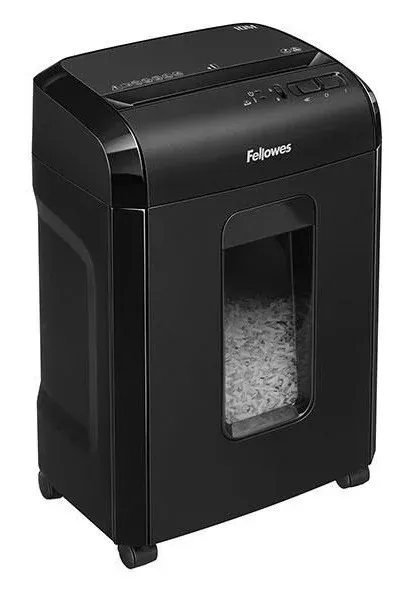 Шредер Fellowes PowerShred 10M секр.P-5 фрагменты 10лист. 19лтр. скобы пл.карты - фото 3