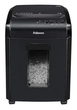 Шредер Fellowes PowerShred 10M секр.P-5 фрагменты 10лист. 19лтр. скобы пл.карты - фото 5