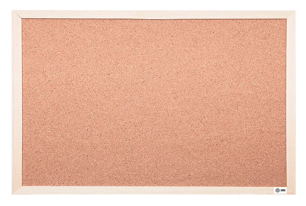 Доска пробковая Cactus CS-CWBD-60X90 пробковая коричневый 60x90см деревянная рама пробка - фото 3