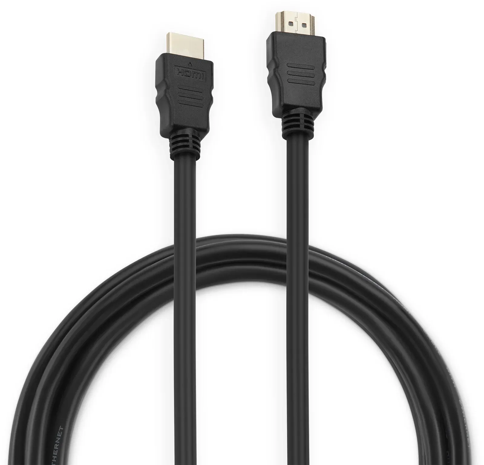 Кабель аудио-видео Buro HDMI 2.0 HDMI m/HDMI m 1.8м. позолоч.конт. черный BHP HDMI 2.0-1.8 - фото 1