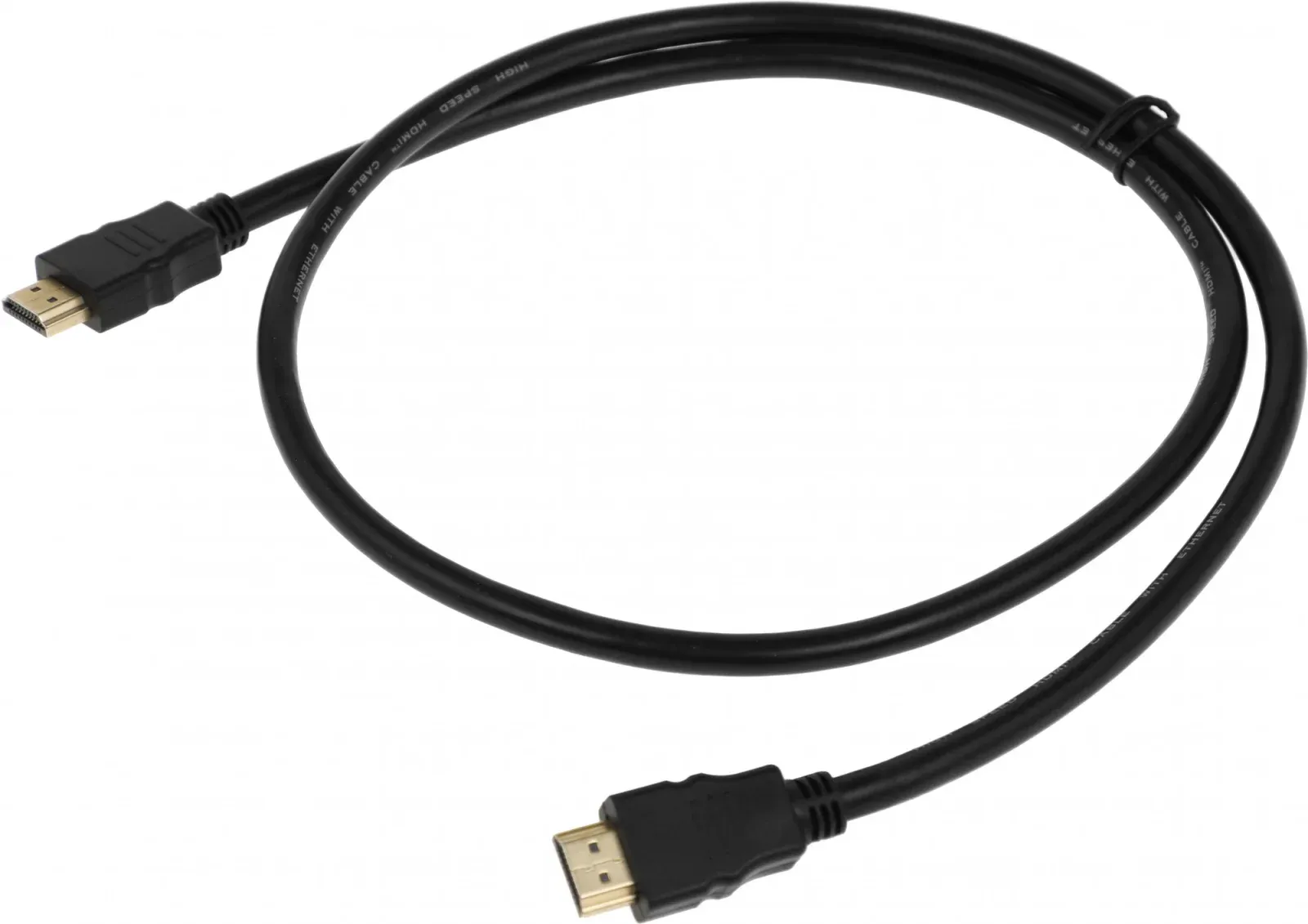 Кабель видео HDMI m/HDMI m 1м. черный - фото 2