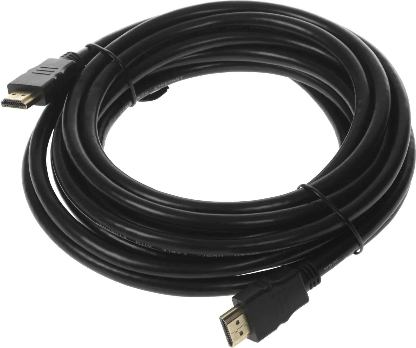 Кабель видео HDMI m/HDMI m 5м. черный - фото 3