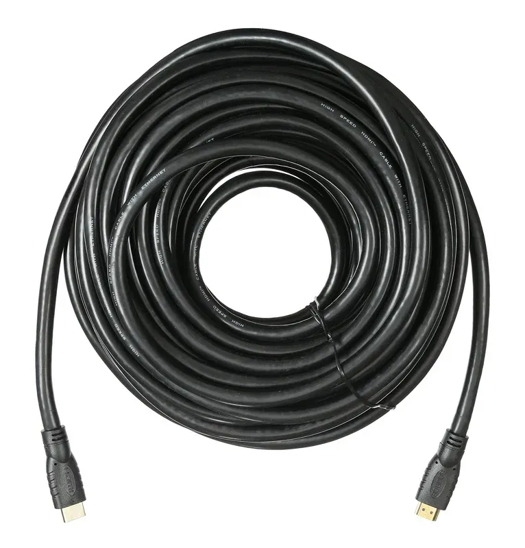 Кабель аудио-видео Buro HDMI 2.0 HDMI m/HDMI m 20м. позолоч.конт. черный BHP HDMI 2.0-20 - фото 2