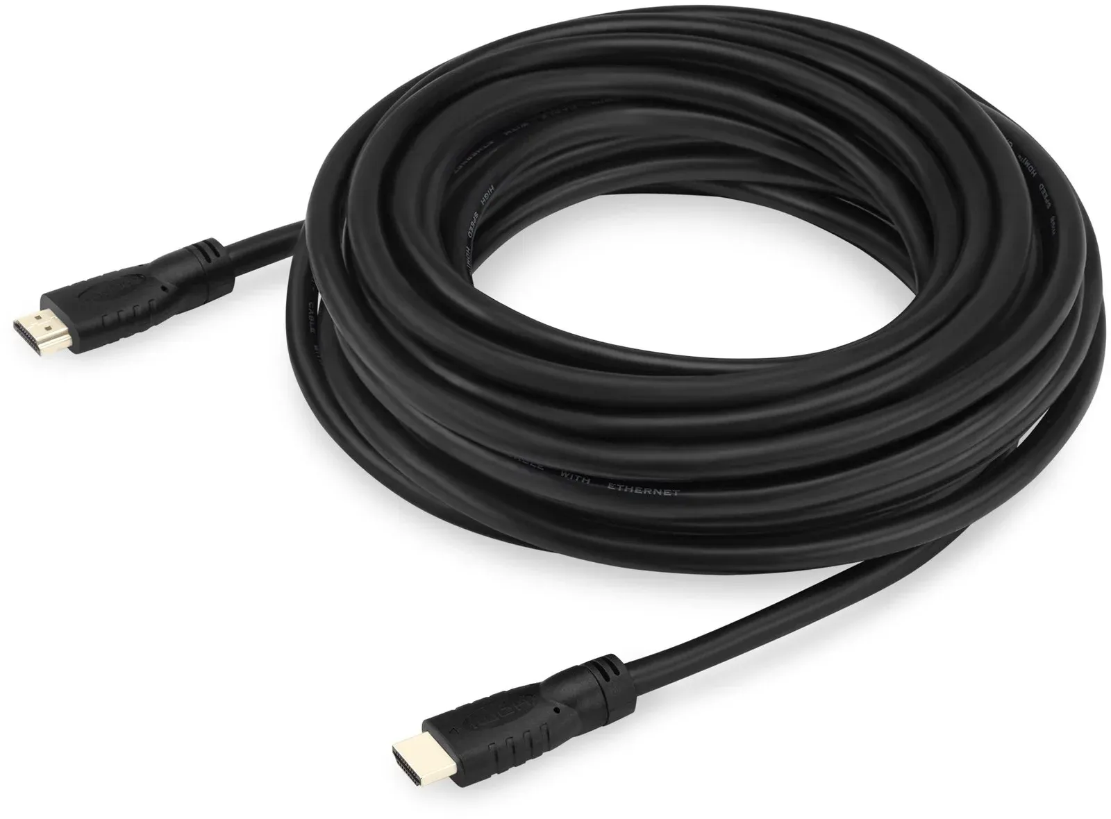 Кабель аудио-видео Buro HDMI 2.0 HDMI m/HDMI m 20м. позолоч.конт. черный BHP HDMI 2.0-20 - фото 5