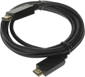 Кабель аудио-видео Buro v. 1.2 DisplayPort m/HDMI m 2м. позолоч.конт. черный BHP DPP_HDMI-2 - фото 7