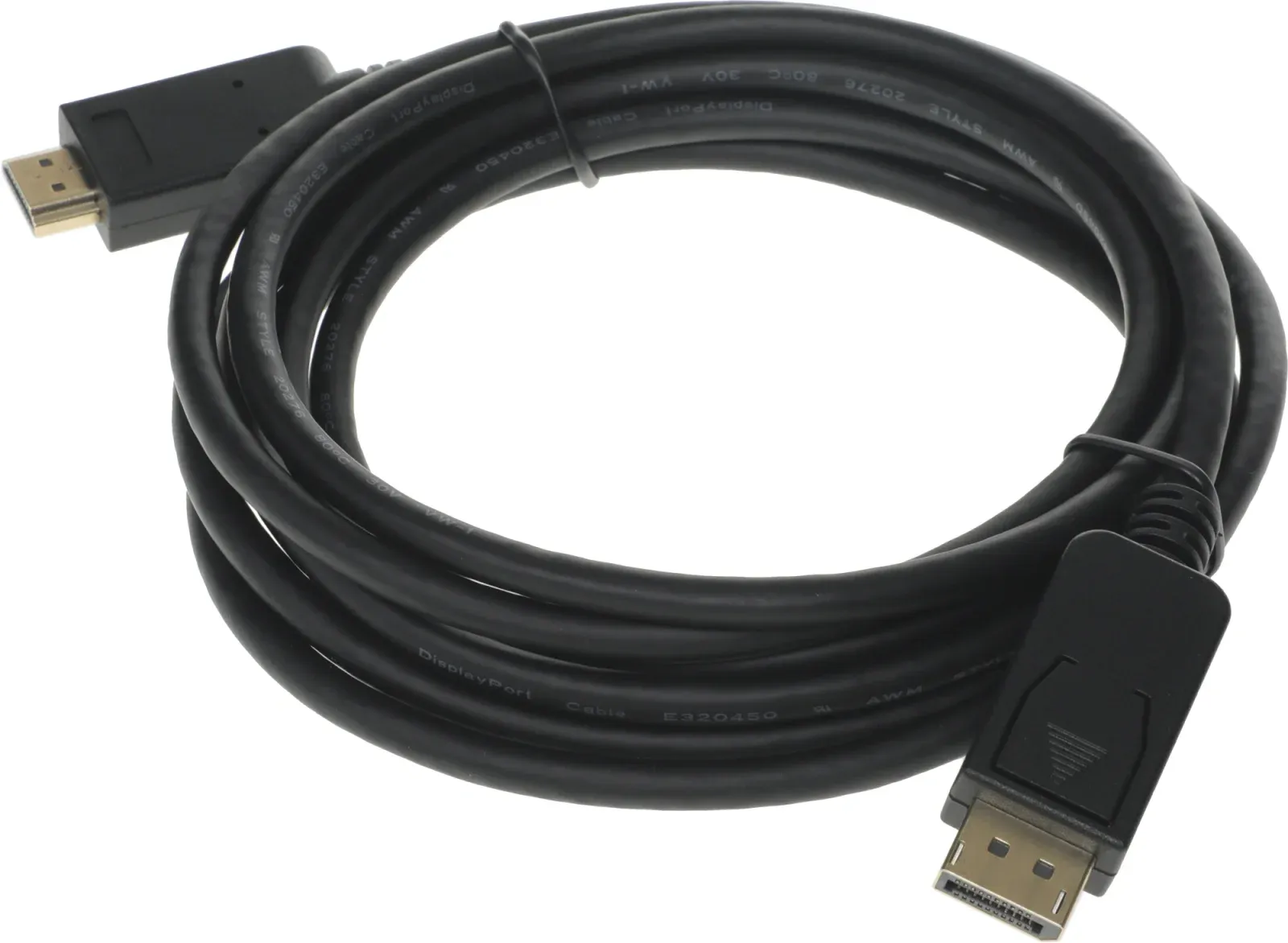 Кабель аудио-видео Buro v. 1.2 DisplayPort m/HDMI m 3м. позолоч.конт. черный BHP DPP_HDMI-3 - фото 3