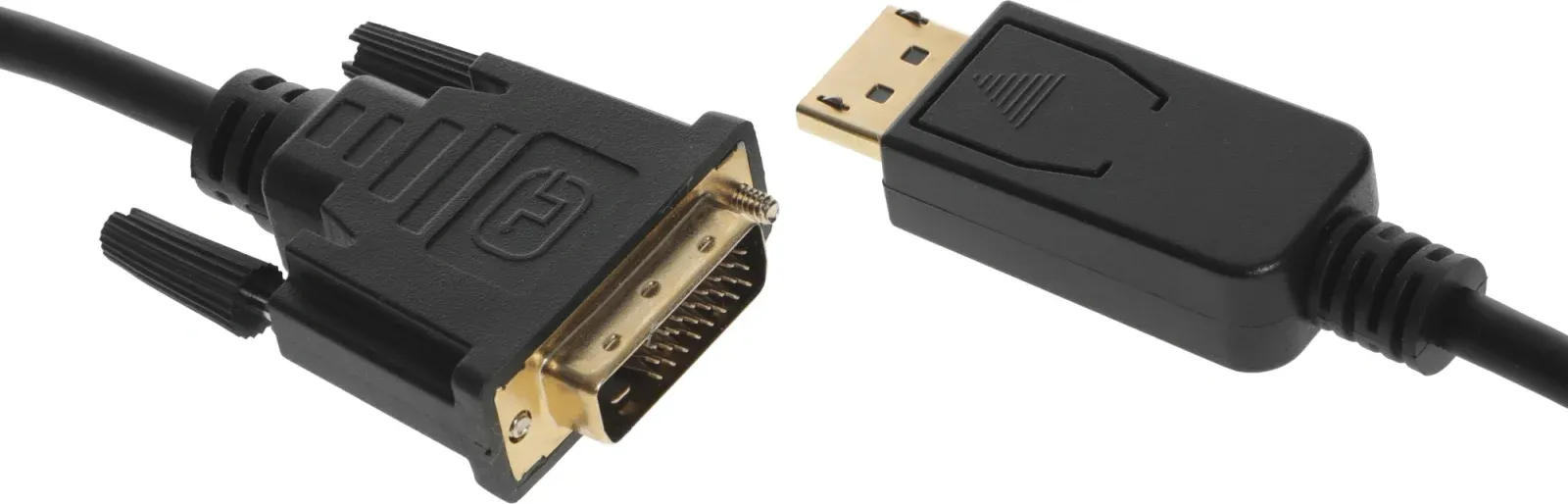 Кабель аудио-видео Buro 1.1v DisplayPort m/DVI-D Dual Link m 3м. позолоч.конт. черный BHP DPP_DVI-3 - фото 5
