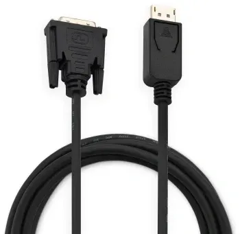 Кабель аудио-видео Buro 1.1v DisplayPort m/DVI-D Dual Link m 3м. позолоч.конт. черный BHP DPP_DVI-3 - фото 8