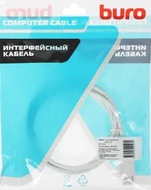 Кабель аудио-видео Buro 1.2v miniDisplayport m/HDMI m 2м. позолоч.конт. белый BHP MDPP-HDMI-2 - фото 8