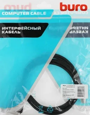 Кабель аудио-видео Buro 1.1v miniDisplayport m/DVI-D Dual Link m 2м. позолоч.конт. черный BHP MDPP-DVI-2 - фото 4