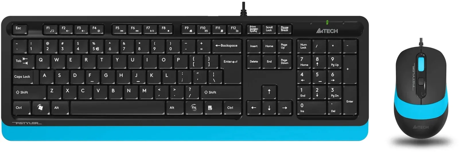 Комплекты клавиатура+мышь A4TECH F1010