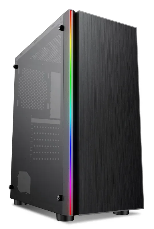 Корпус Formula CL-3302B RGB черный без БП ATX 7x120mm 2xUSB2.0 1xUSB3.0 audio bott PSU - фото 5