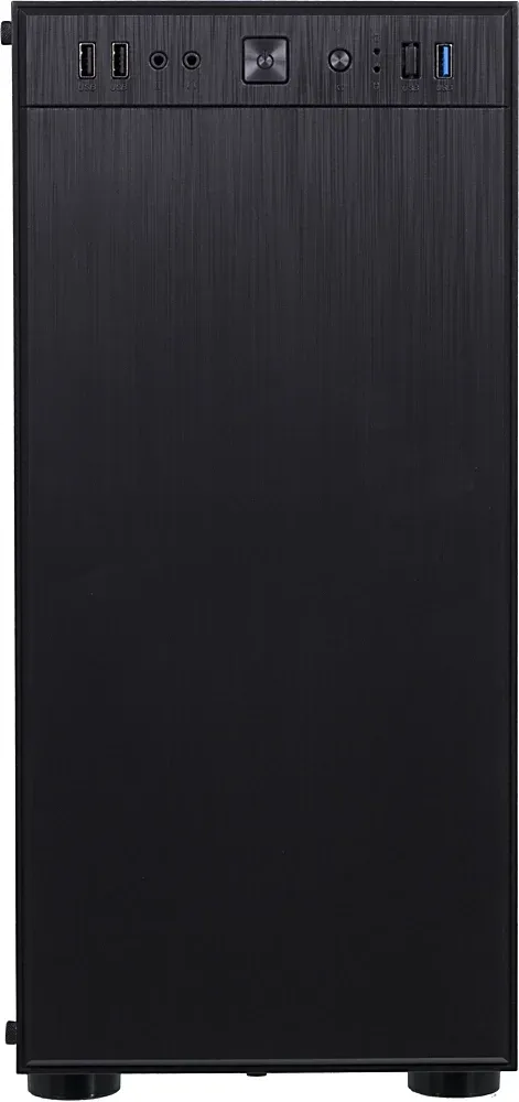 Корпус Accord 3407 черный без БП ATX 8x120mm 2xUSB2.0 1xUSB3.0 audio bott PSU - фото 2
