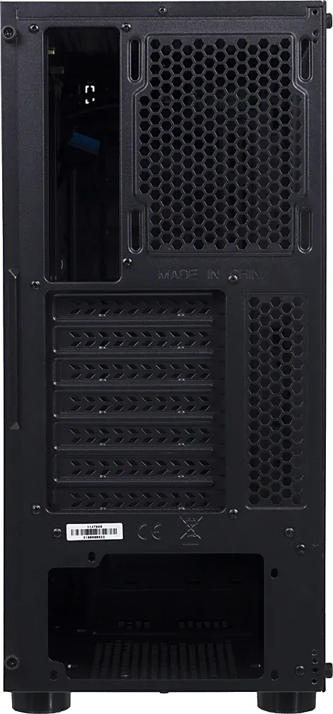 Корпус Accord 3407 черный без БП ATX 8x120mm 2xUSB2.0 1xUSB3.0 audio bott PSU - фото 4