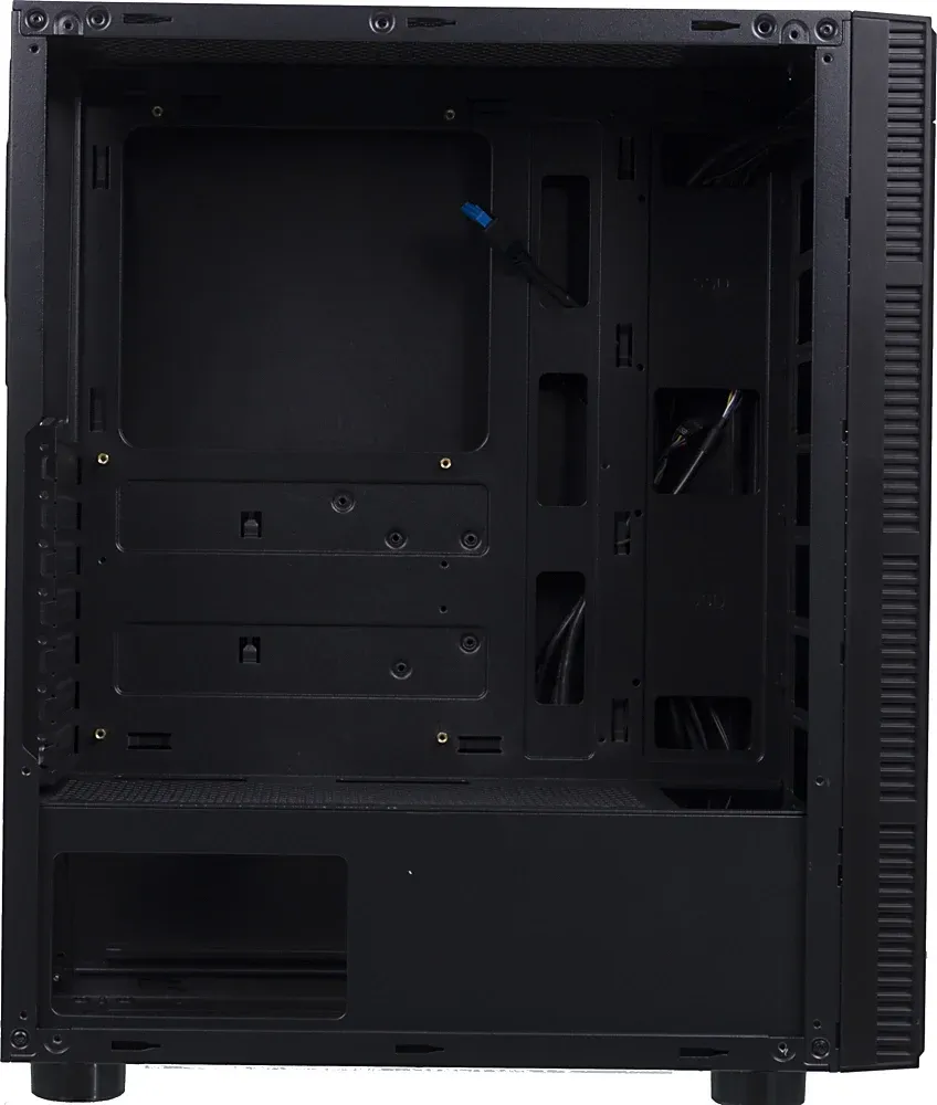 Корпус Accord 3407 черный без БП ATX 8x120mm 2xUSB2.0 1xUSB3.0 audio bott PSU - фото 6