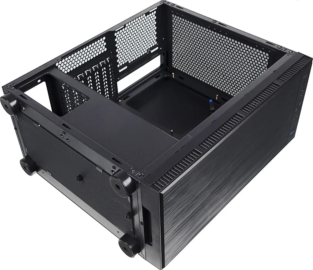 Корпус Accord 3407 черный без БП ATX 8x120mm 2xUSB2.0 1xUSB3.0 audio bott PSU - фото 8