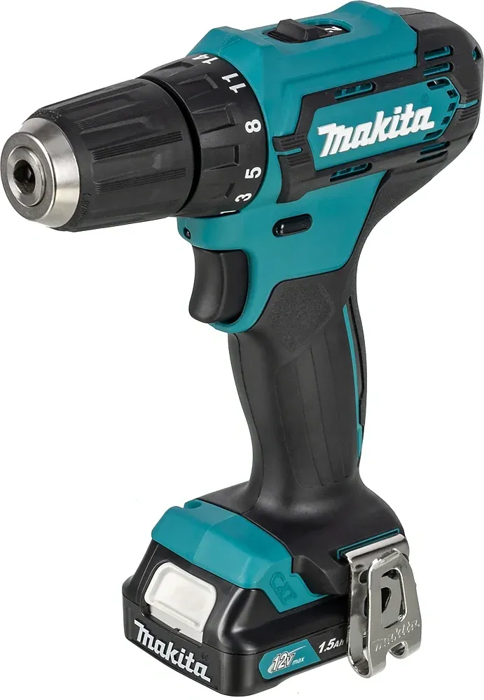 Дрель-шуруповерт Makita DF333DWYE аккум. патрон:быстрозажимной кейс в комплекте - фото 2