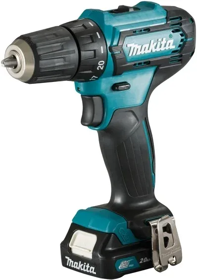 Дрель-шуруповерт Makita DF333DWAE аккум. патрон:быстрозажимной кейс в комплекте - фото 5
