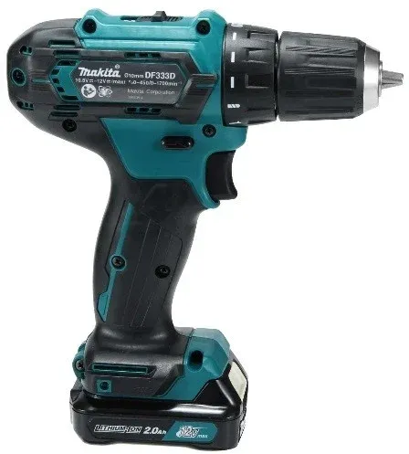 Дрель-шуруповерт Makita DF333DWAE аккум. патрон:быстрозажимной кейс в комплекте - фото 6