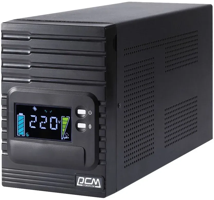 Источник бесперебойного питания Powercom Smart King Pro+ SPT-1500-II LCD 1200Вт 1500ВА черный - фото 1