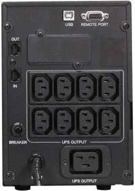 Источник бесперебойного питания Powercom Smart King Pro+ SPT-3000-II LCD 2400Вт 3000ВА черный - фото 6
