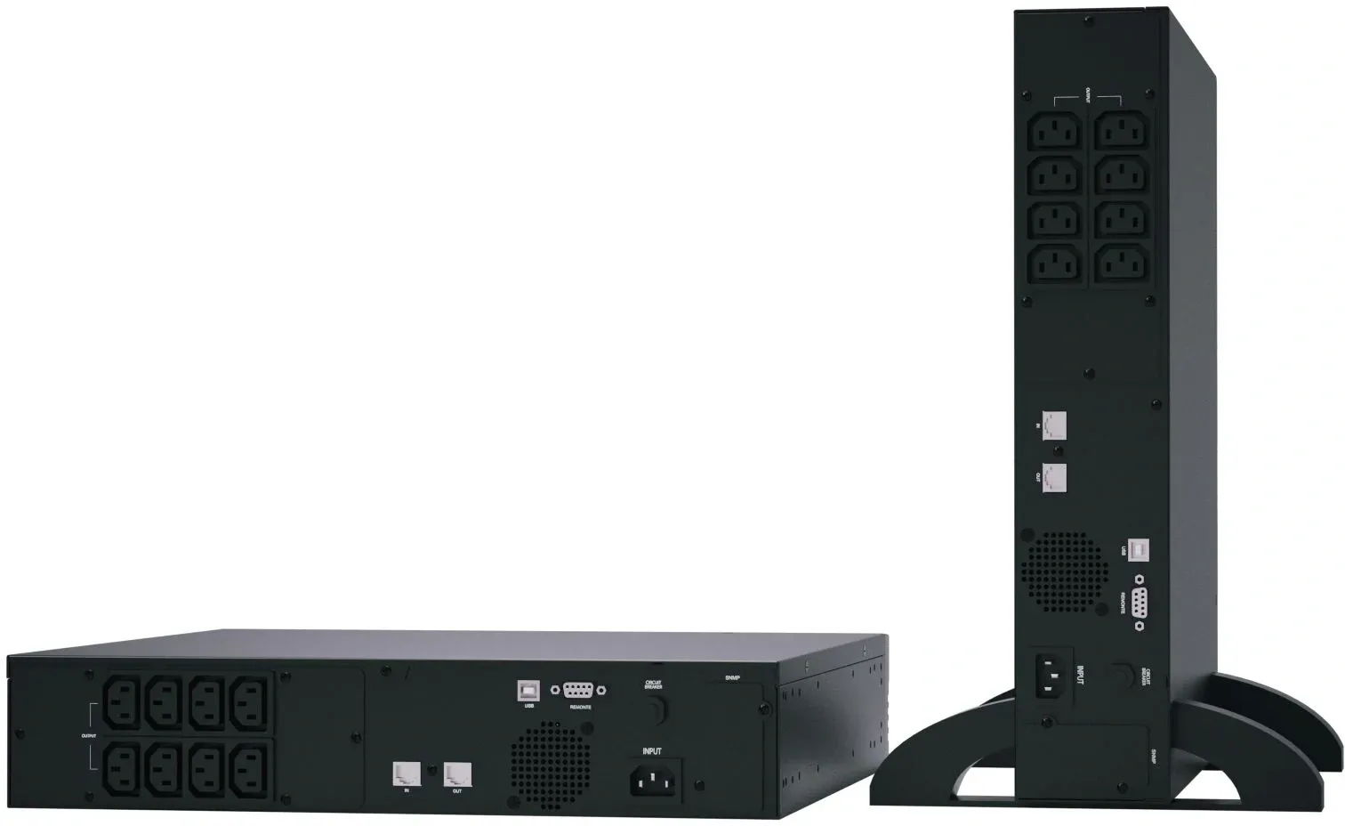 Источник бесперебойного питания Powercom Smart King Pro+ SPR-1500 LCD 1200Вт 1500ВА черный - фото 4
