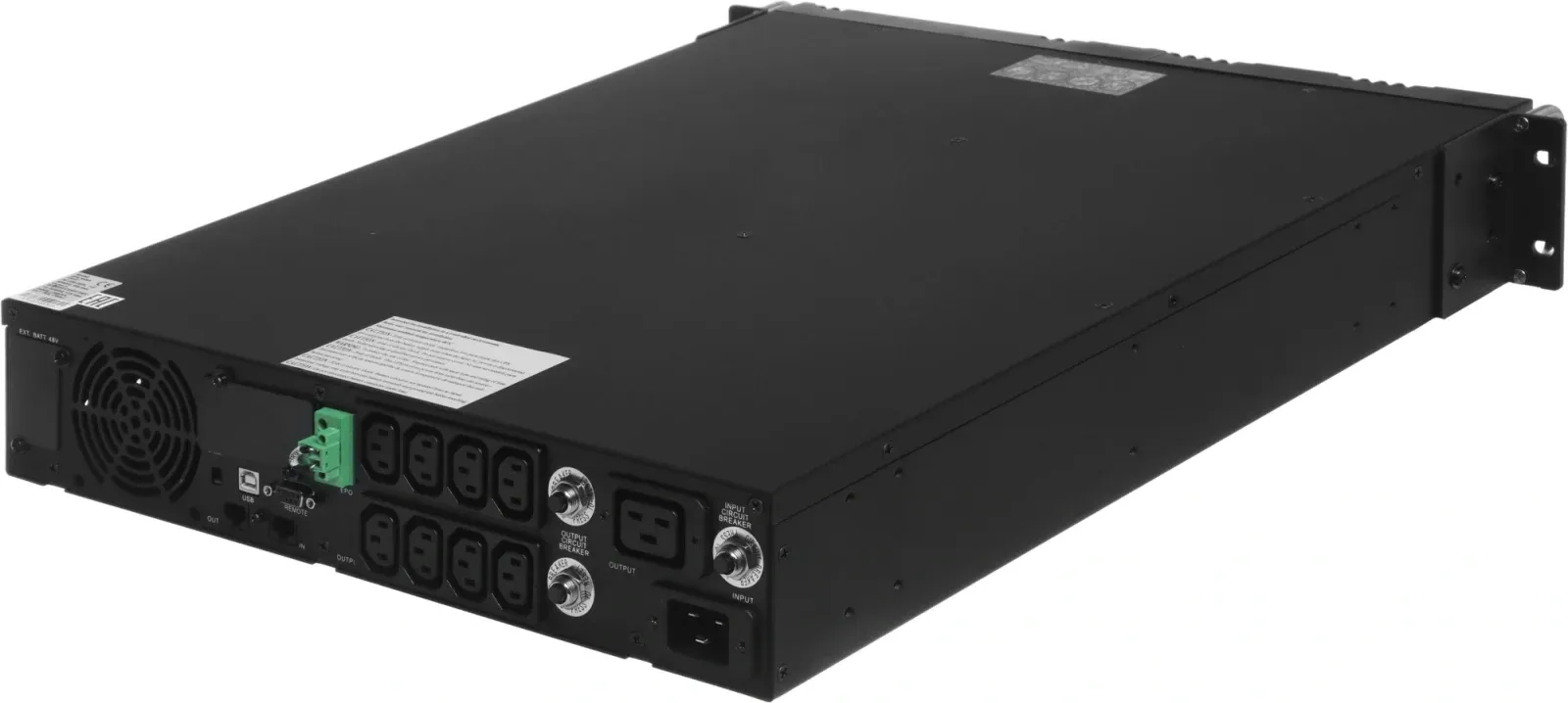 Источник бесперебойного питания Powercom Smart King Pro+ SPR-3000 LCD 2400Вт 3000ВА черный - фото 5