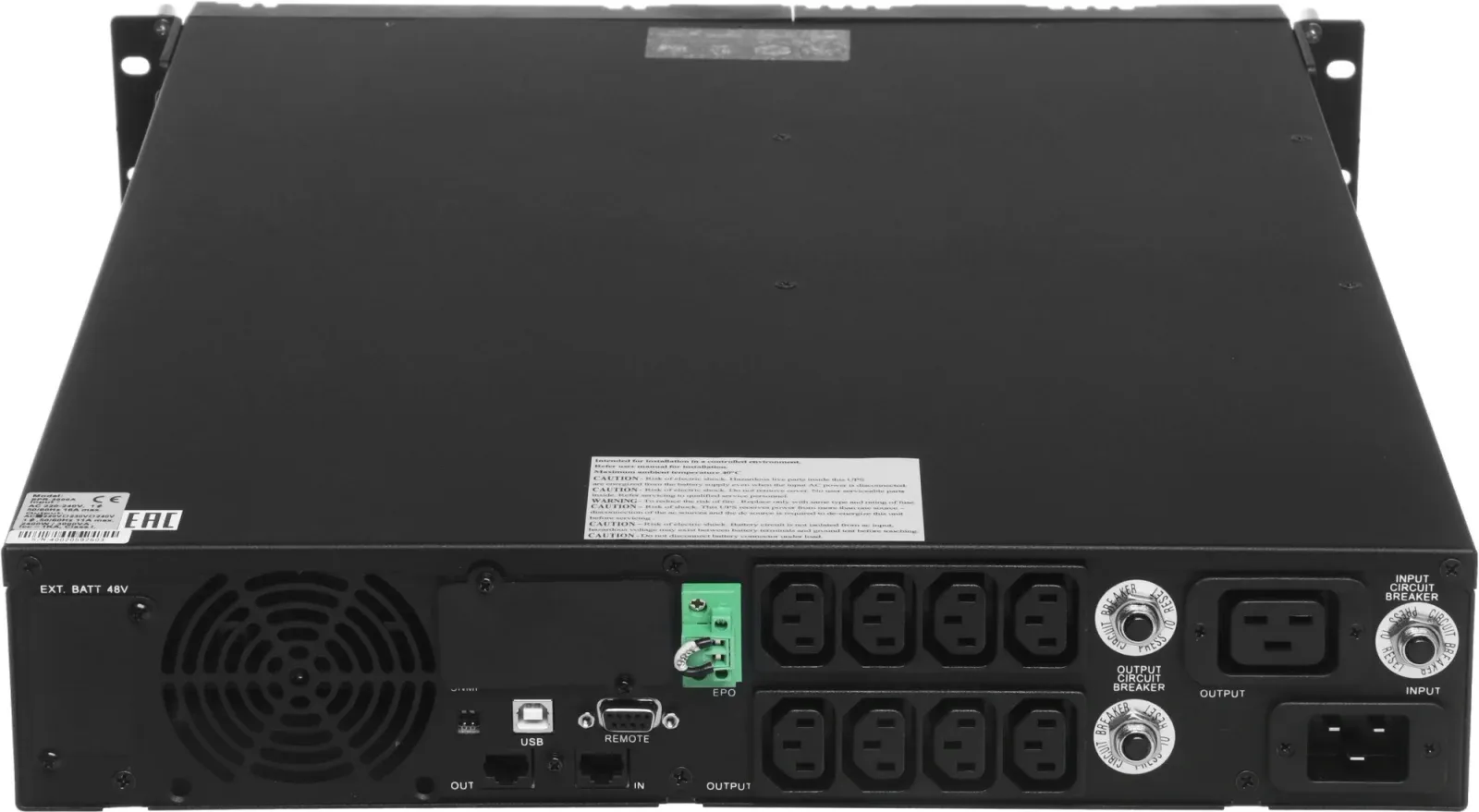 Источник бесперебойного питания Powercom Smart King Pro+ SPR-3000 LCD 2400Вт 3000ВА черный - фото 6