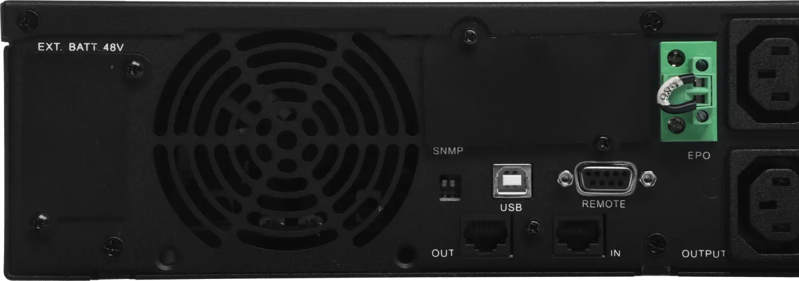 Источник бесперебойного питания Powercom Smart King Pro+ SPR-3000 LCD 2400Вт 3000ВА черный - фото 8