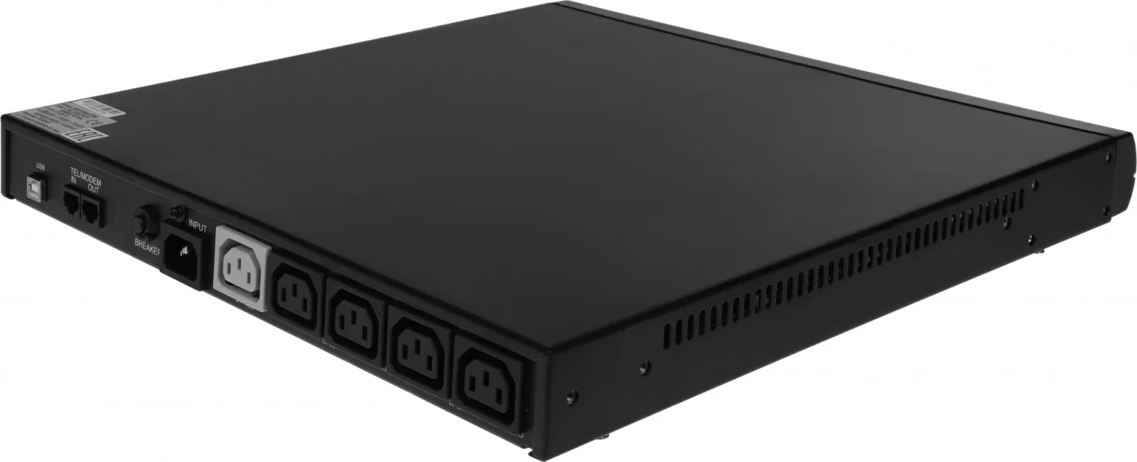 Источник бесперебойного питания Powercom King Pro RM KIN-1000AP RM 800Вт 1000ВА черный - фото 5