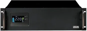Источник бесперебойного питания Powercom King Pro RM KIN-3000AP LCD 2400Вт 3000ВА черный - фото 3