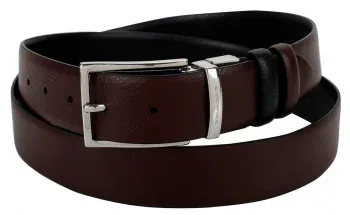Ремень мужской Piquadro Modus CU4209MO/NM регулир. 125х3.5см черный/коричневый натур.кожа - фото 5