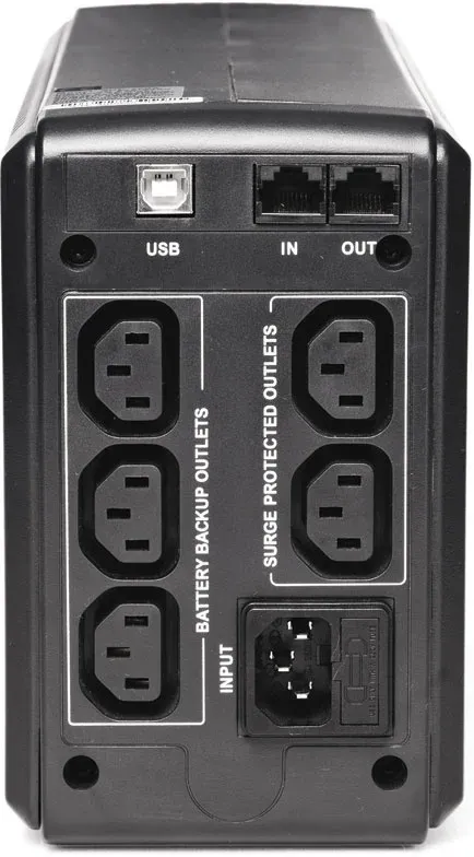 Источник бесперебойного питания Powercom Smart King Pro+ SPT-500-II 400Вт 500ВА черный - фото 2