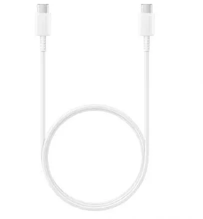 Кабель Samsung EP-DA705BWRGRU USB Type-C m-USB Type-C m 1м белый упак.:1шт - фото 2