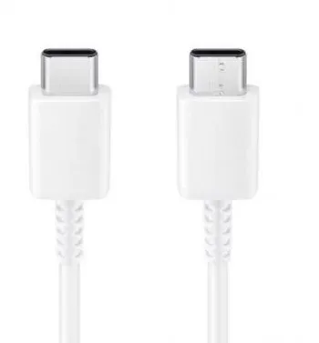 Кабель Samsung EP-DA705BWRGRU USB Type-C m-USB Type-C m 1м белый упак.:1шт - фото 4